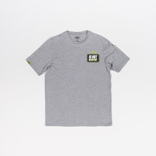 LOK Out Of Office TEES Grey - Image 4