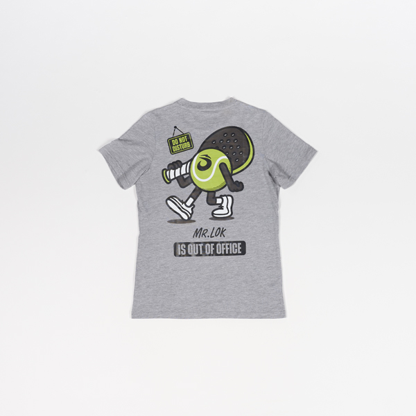 LOK Out Of Office TEES Grey - Image 3