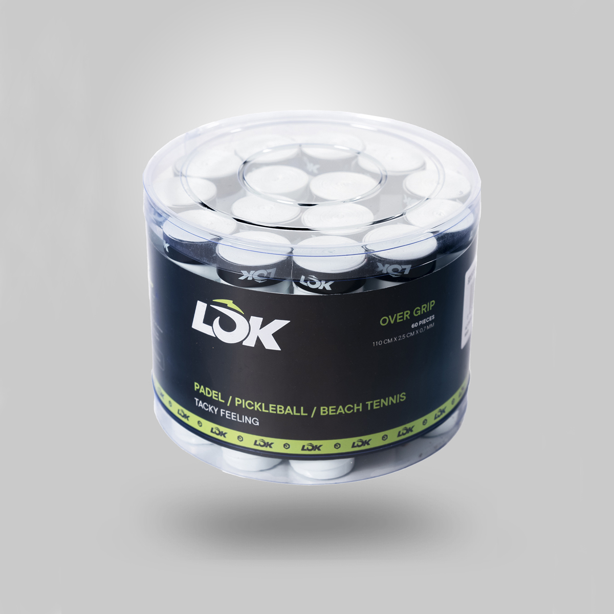 LOK Overgrips 60 UNIDADES WHITE