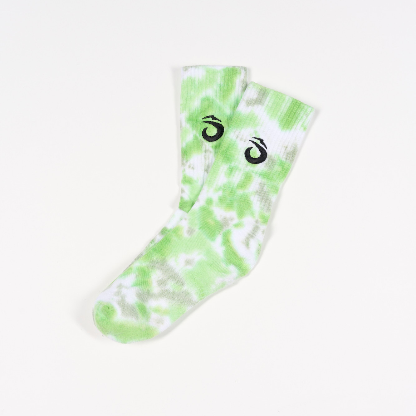 LOK Socks Tye Dye Green/White - Image 2