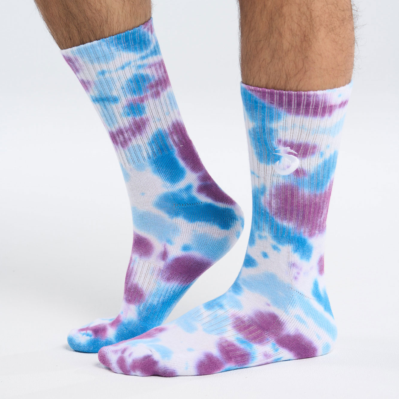 LOK Socks Tye Dye Purple/Blue