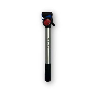 AIR PUMP WITH PRESSURE GAUGE 27 CM – ALUMINUM – MAX. 80 PSI