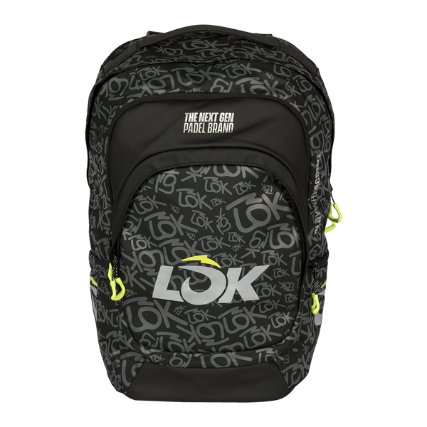 LÕK Backpack Maxx Gen 2 Black Grey Print